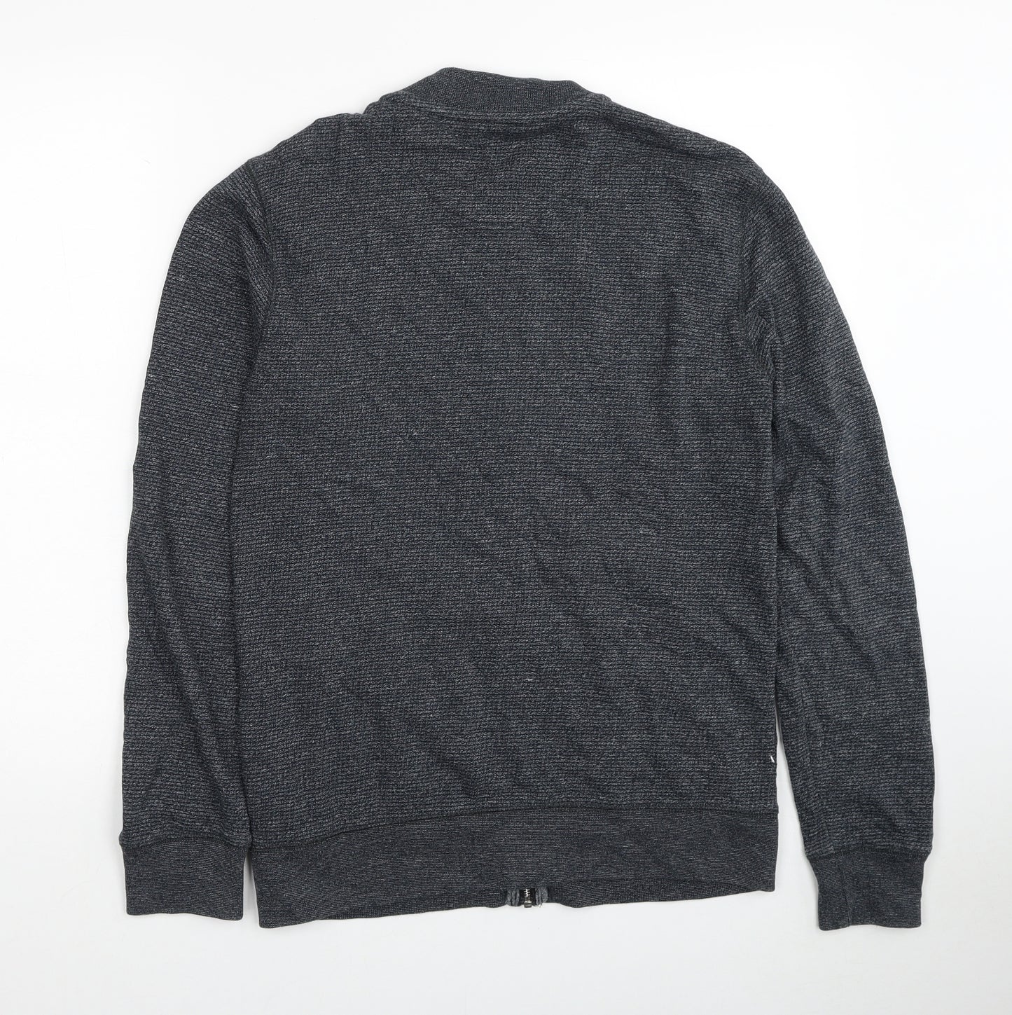 NEXT Mens Grey Cotton Full Zip Sweatshirt Size M