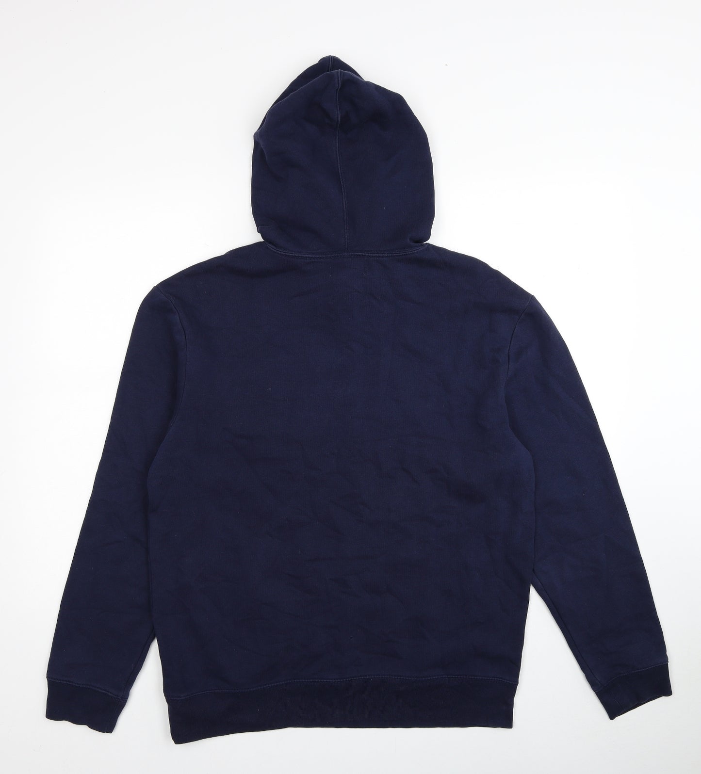 Gap Mens Blue Cotton Pullover Hoodie Size M