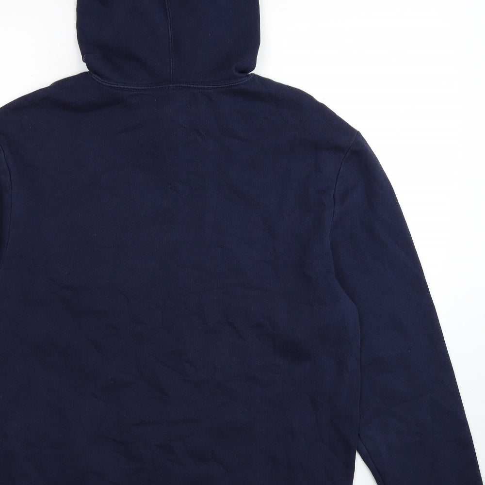 Gap Mens Blue Cotton Pullover Hoodie Size M