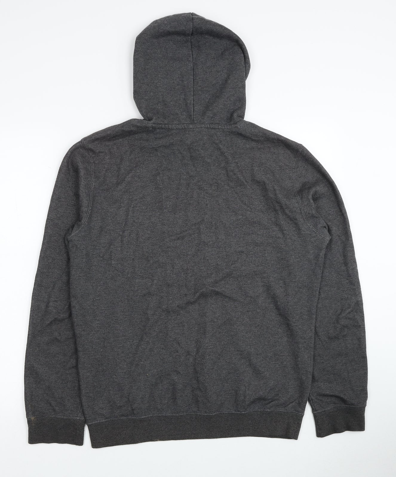 Champion Mens Grey Cotton Pullover Hoodie Size M