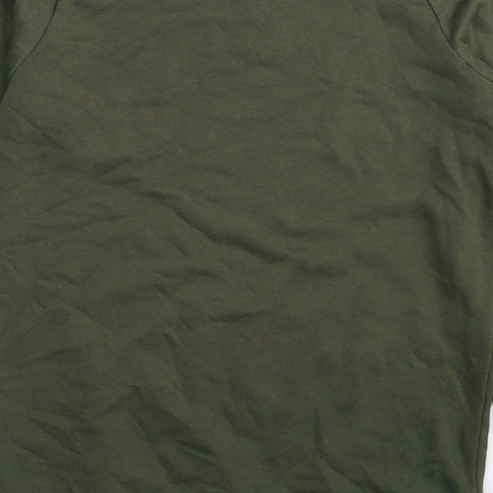 Preworn Girls Green Cotton Pullover Sweatshirt Size 12-13 Years Pullover - Living my best life