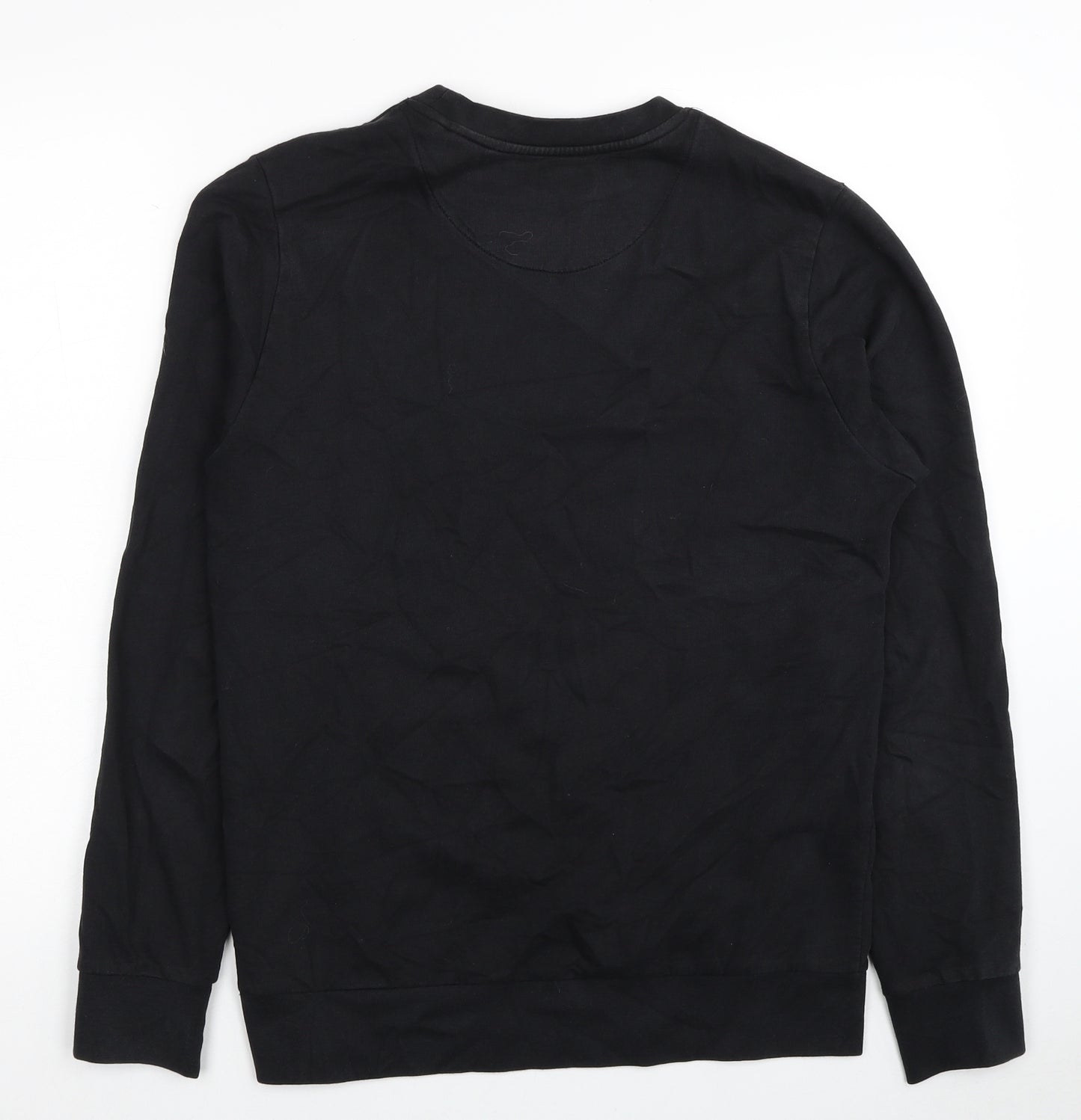 Matalan Mens Black Cotton Pullover Sweatshirt Size S - Helsinki