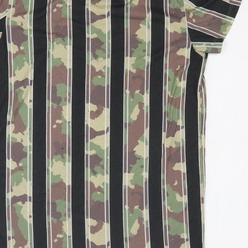 Matalan Boys Multicoloured Camouflage Polyester Basic T-Shirt Size 13 Years Round Neck Pullover - Stay Cool