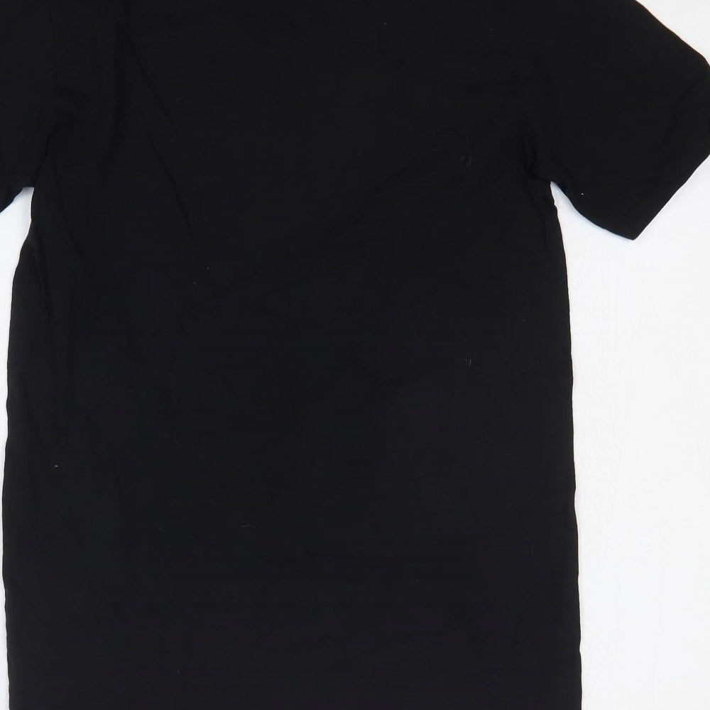 Gildan Womens Black 100% Cotton Basic T-Shirt Size S Round Neck - Kinda Classy Kinda Hood