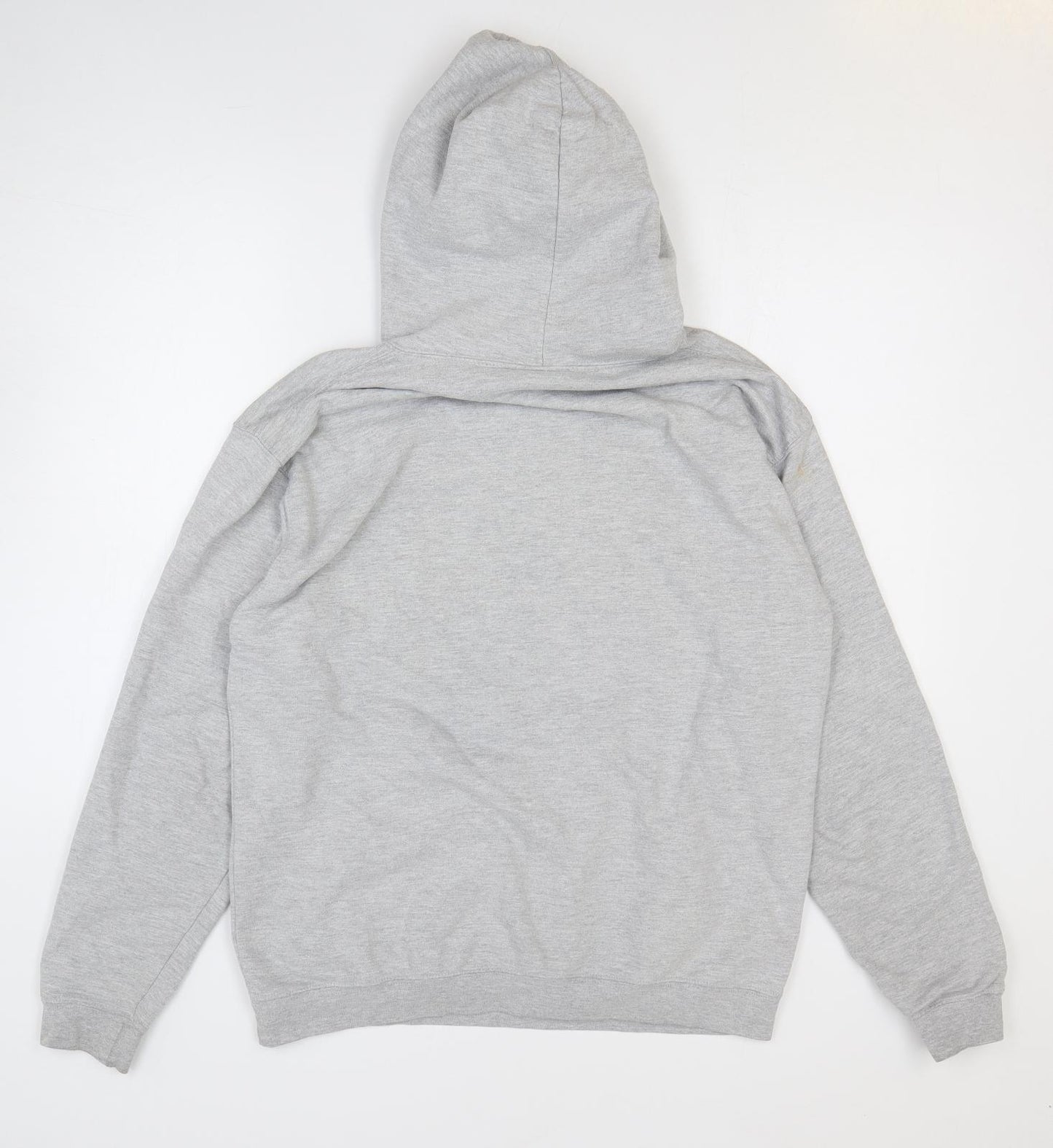 XCVB Mens Grey Cotton Pullover Hoodie Size L