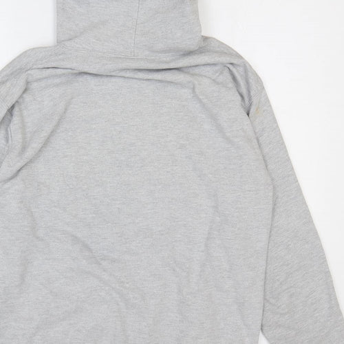 XCVB Mens Grey Cotton Pullover Hoodie Size L