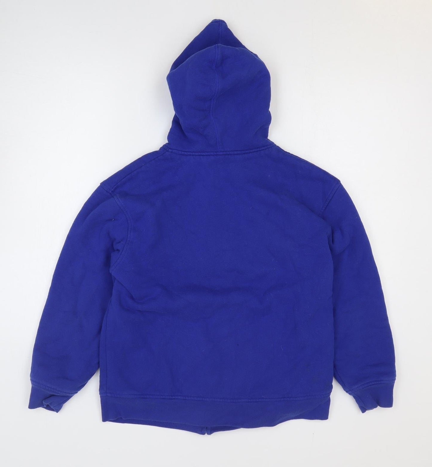 Gap Boys Blue Cotton Full Zip Hoodie Size 12-13 Years Zip