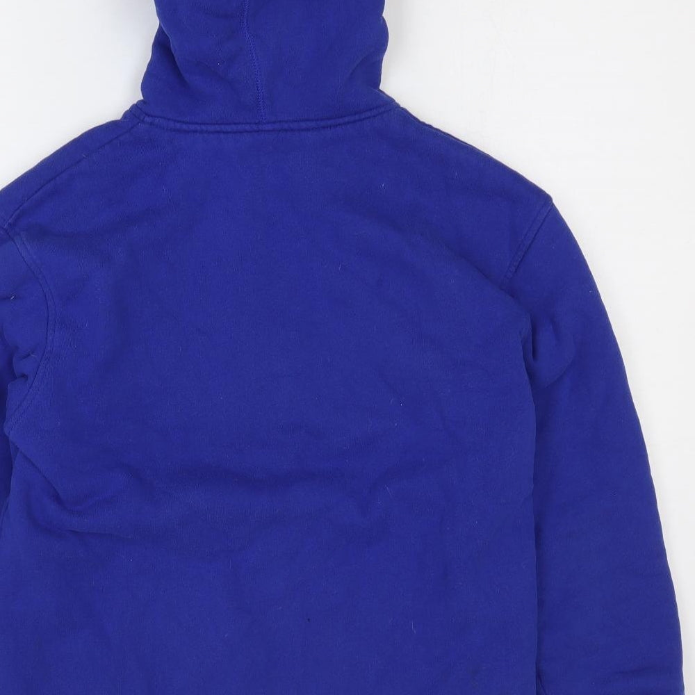 Gap Boys Blue Cotton Full Zip Hoodie Size 12-13 Years Zip