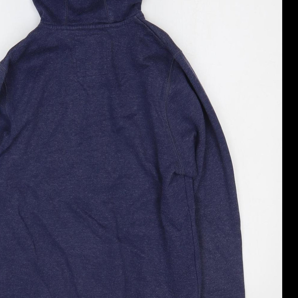 NEXT Boys Blue Cotton Full Zip Hoodie Size 13 Years Zip
