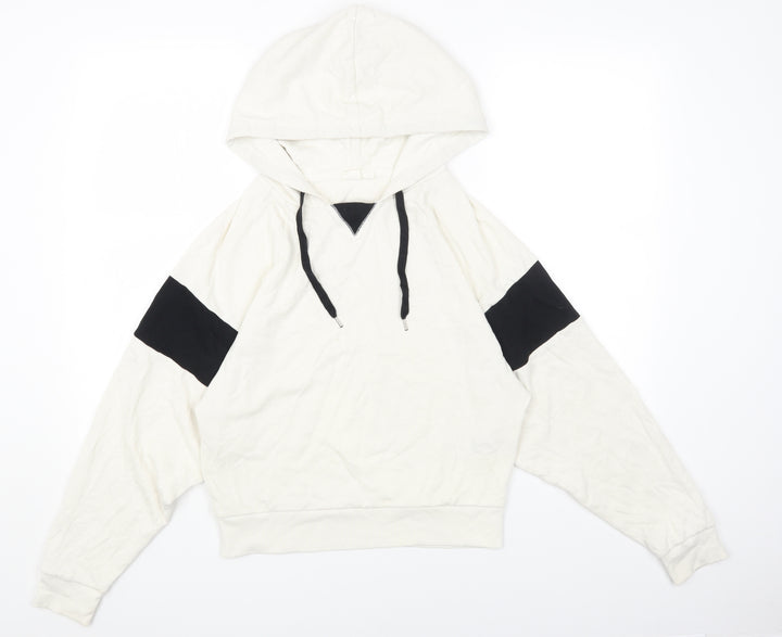 Gap Womens White Cotton Pullover Hoodie Size XS Pullover