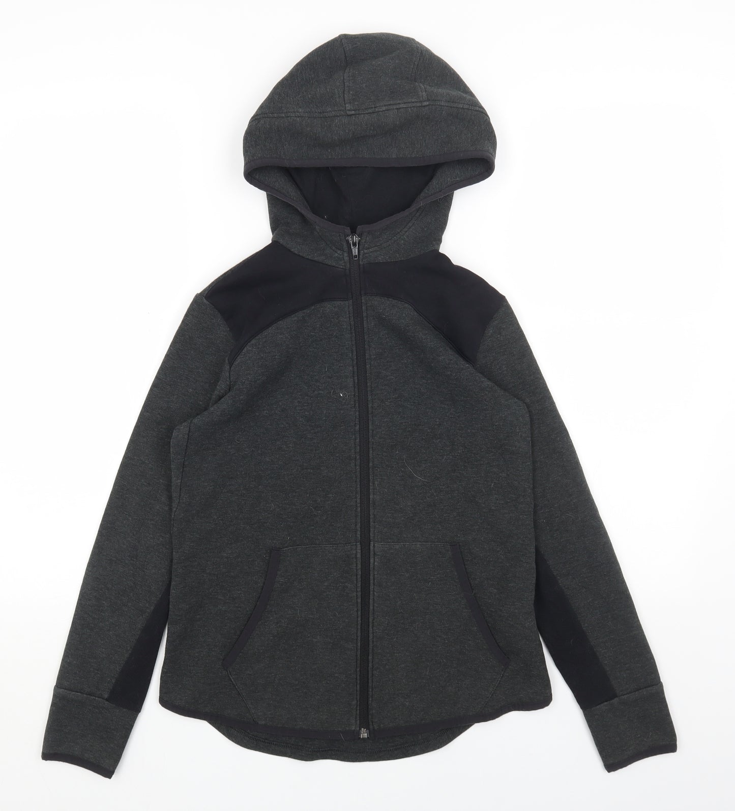 Preworn Boys Grey Jacket Size 12-13 Years Zip