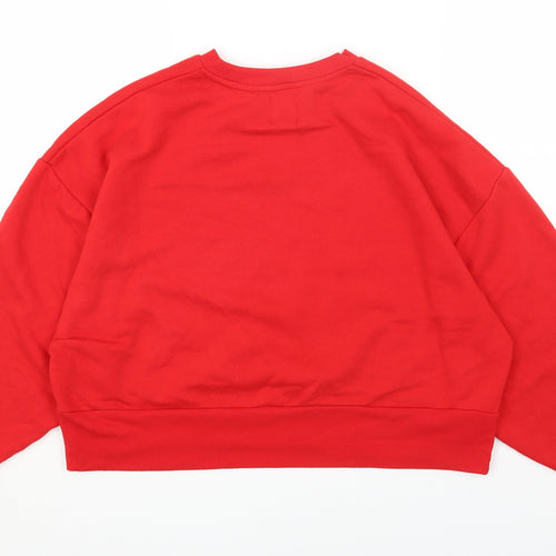 Primark Womens Red Polyester Pullover Sweatshirt Size XS Pullover - Mickey Mouse