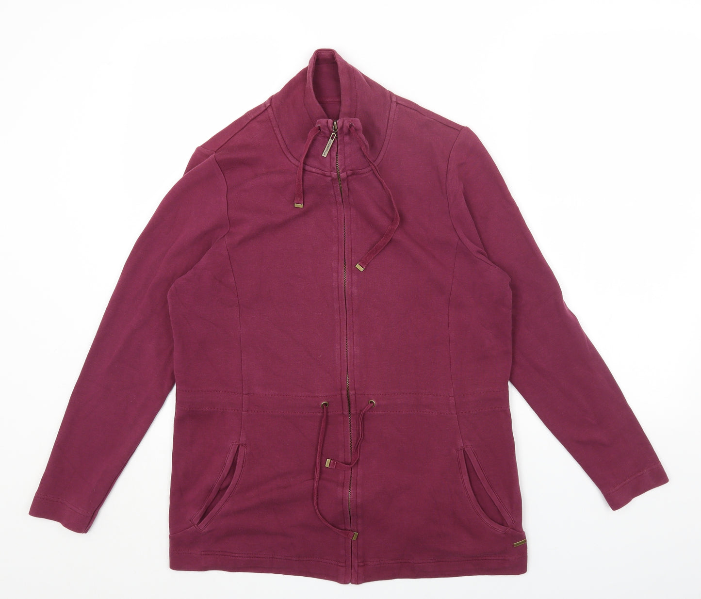 DASH Womens Purple Jacket Size 14 Zip