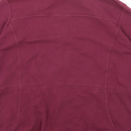DASH Womens Purple Jacket Size 14 Zip