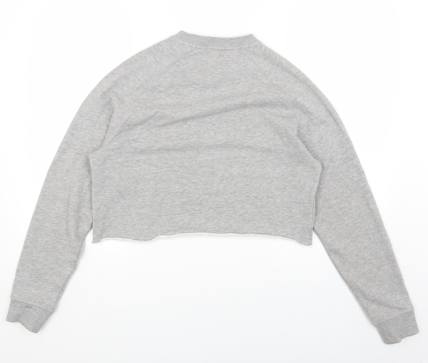 Union Womens Grey Cotton Pullover Sweatshirt Size S Pullover