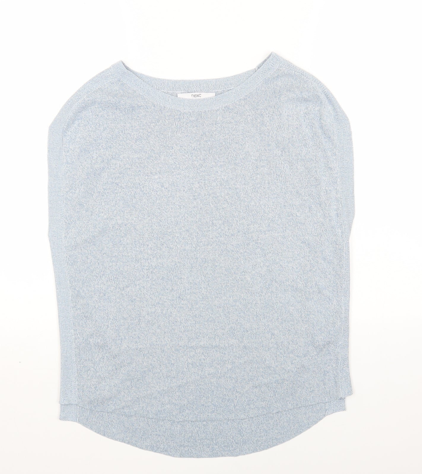NEXT Womens Blue Acrylic Basic Tank Size S Round Neck