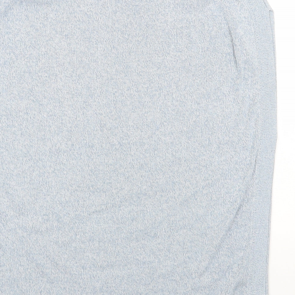 NEXT Womens Blue Acrylic Basic Tank Size S Round Neck