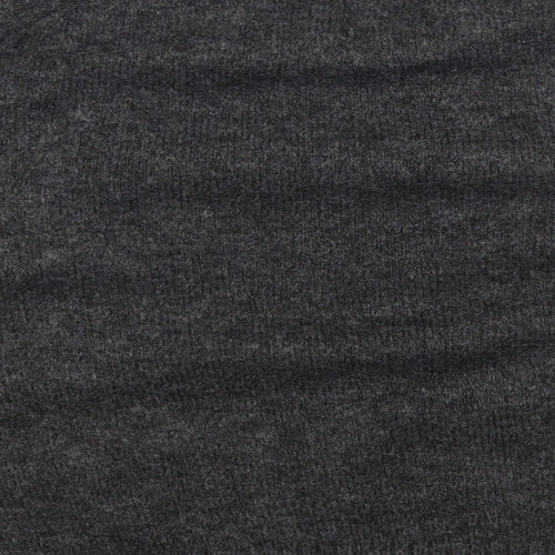 Primark Womens Grey Round Neck Acrylic Pullover Jumper Size S