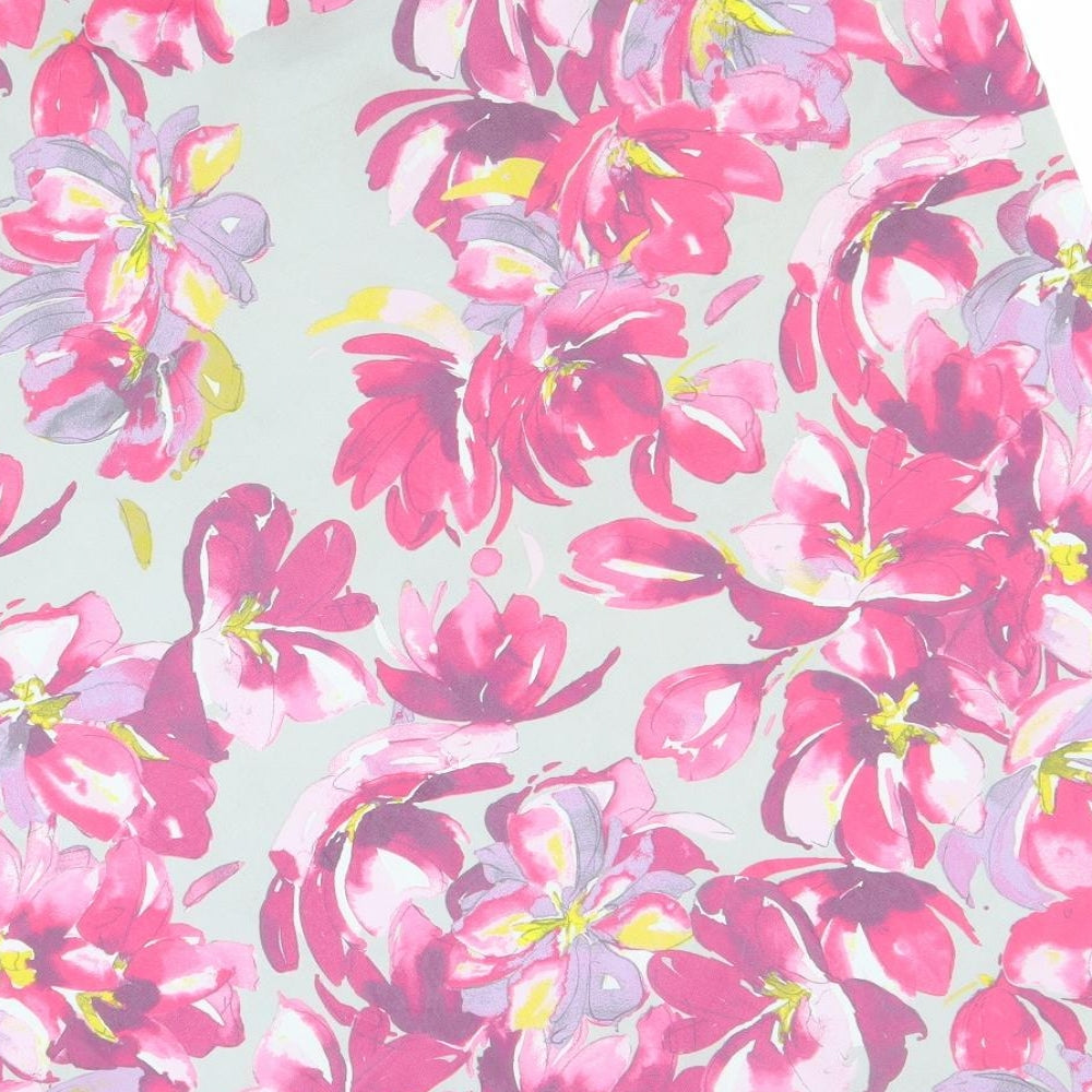 Eastex Womens Multicoloured Floral Polyester Flare Skirt Size 12