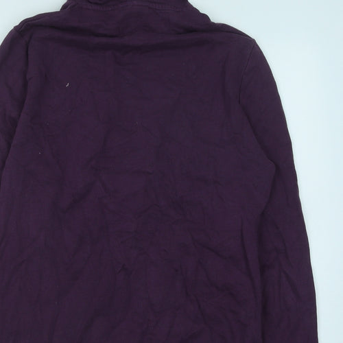 ASOS Mens Purple Polyester Pullover Hoodie Size S