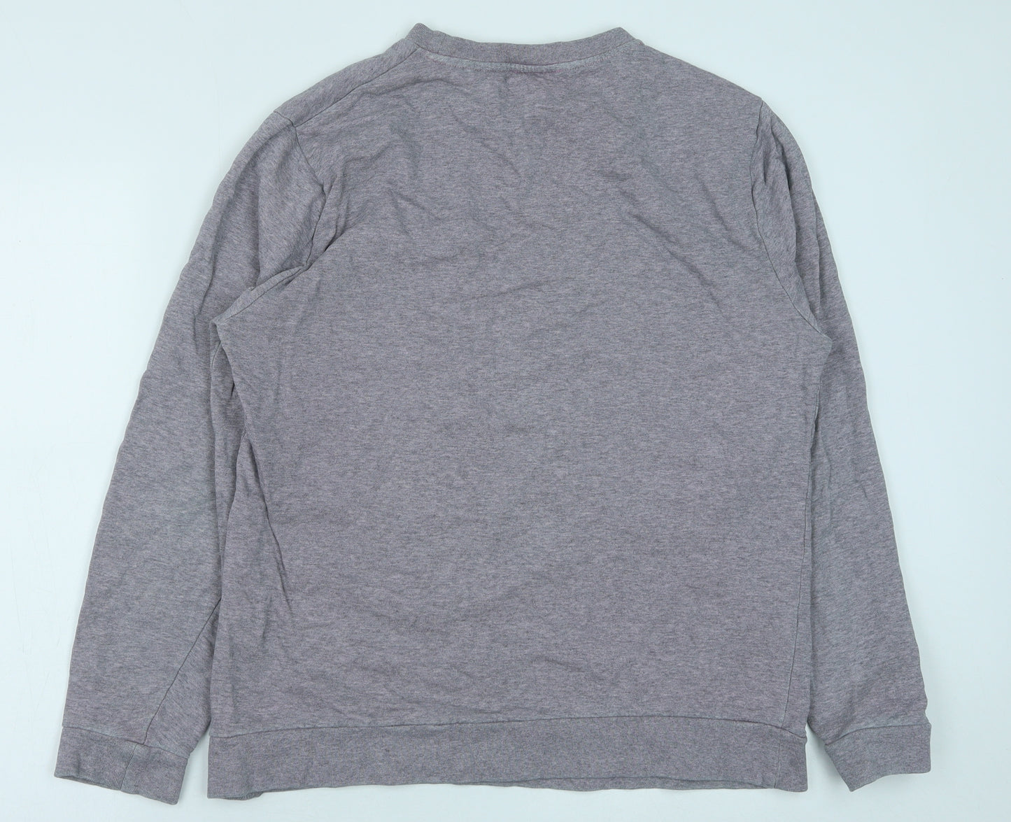 ASOS Mens Grey Cotton Pullover Sweatshirt Size M