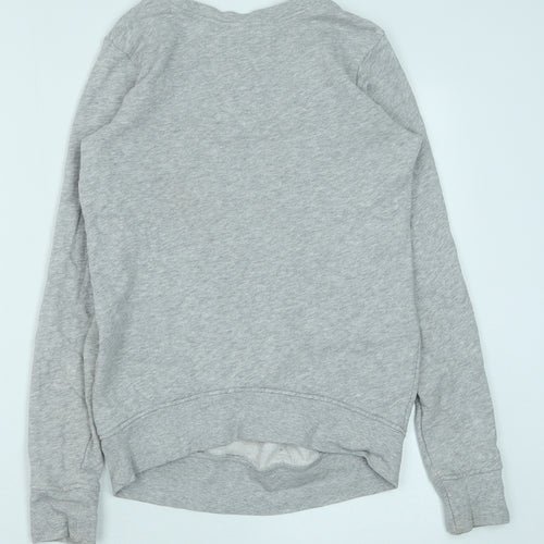 H&M Womens Grey Cotton Pullover Sweatshirt Size S Pullover - Heart