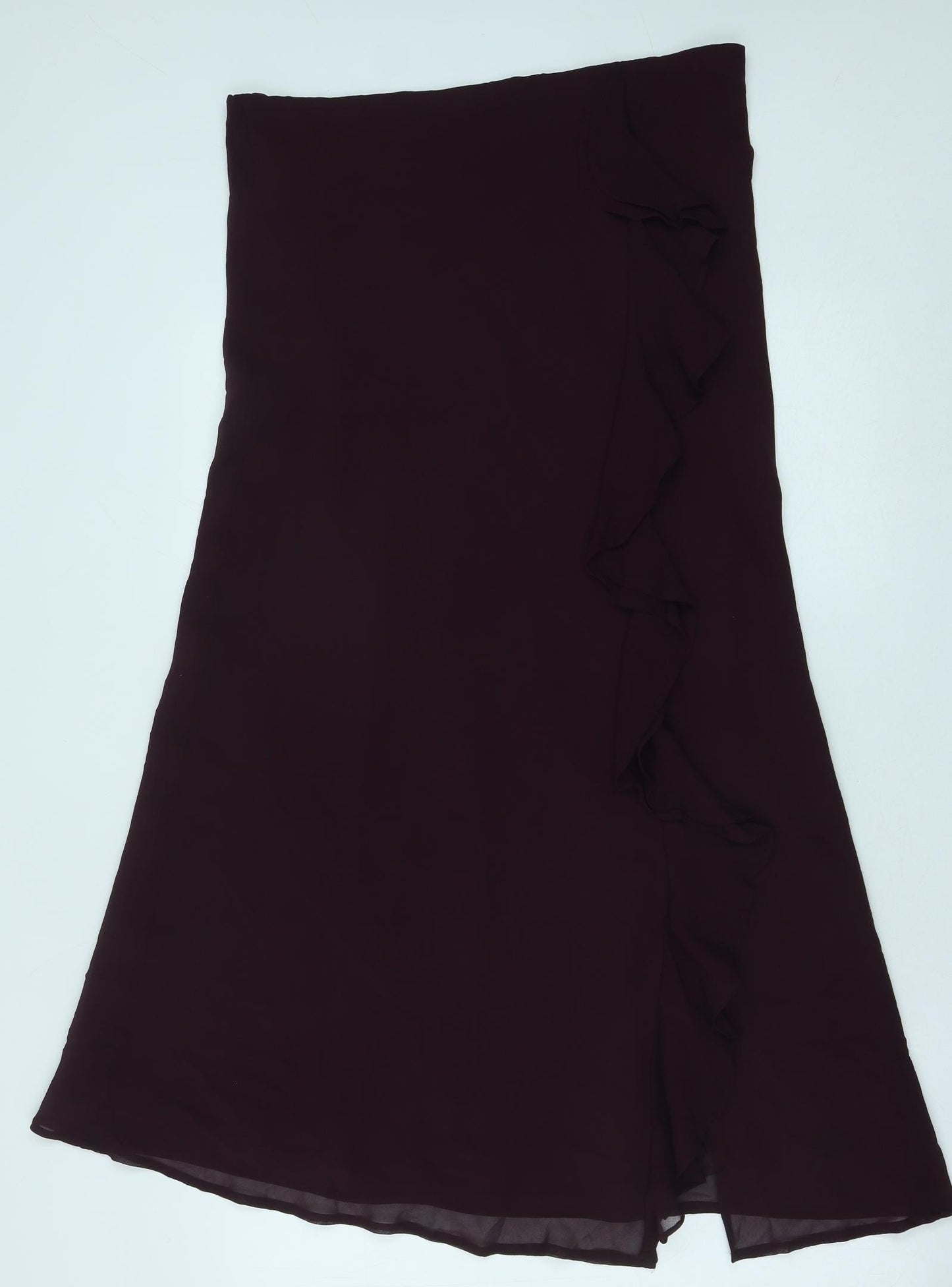 Monsoon Womens Red Cotton Flare Skirt Size 12