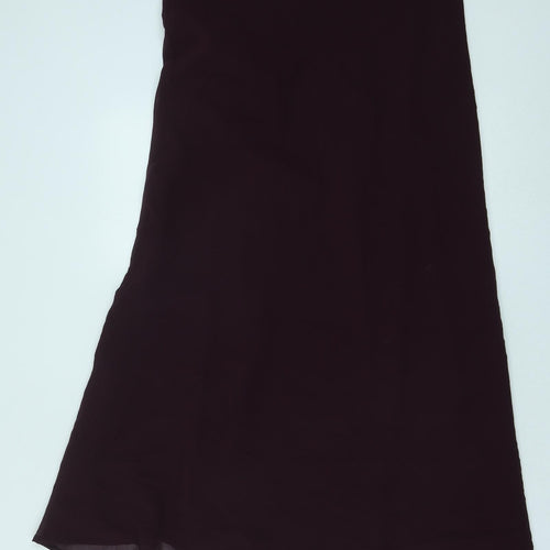Monsoon Womens Red Cotton Flare Skirt Size 12