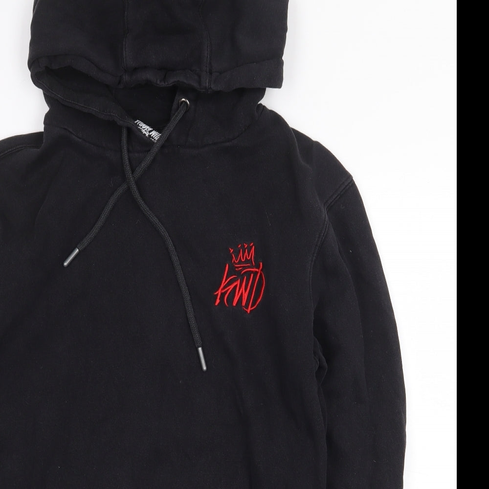 Kings Will Dream Mens Black Cotton Pullover Hoodie Size M