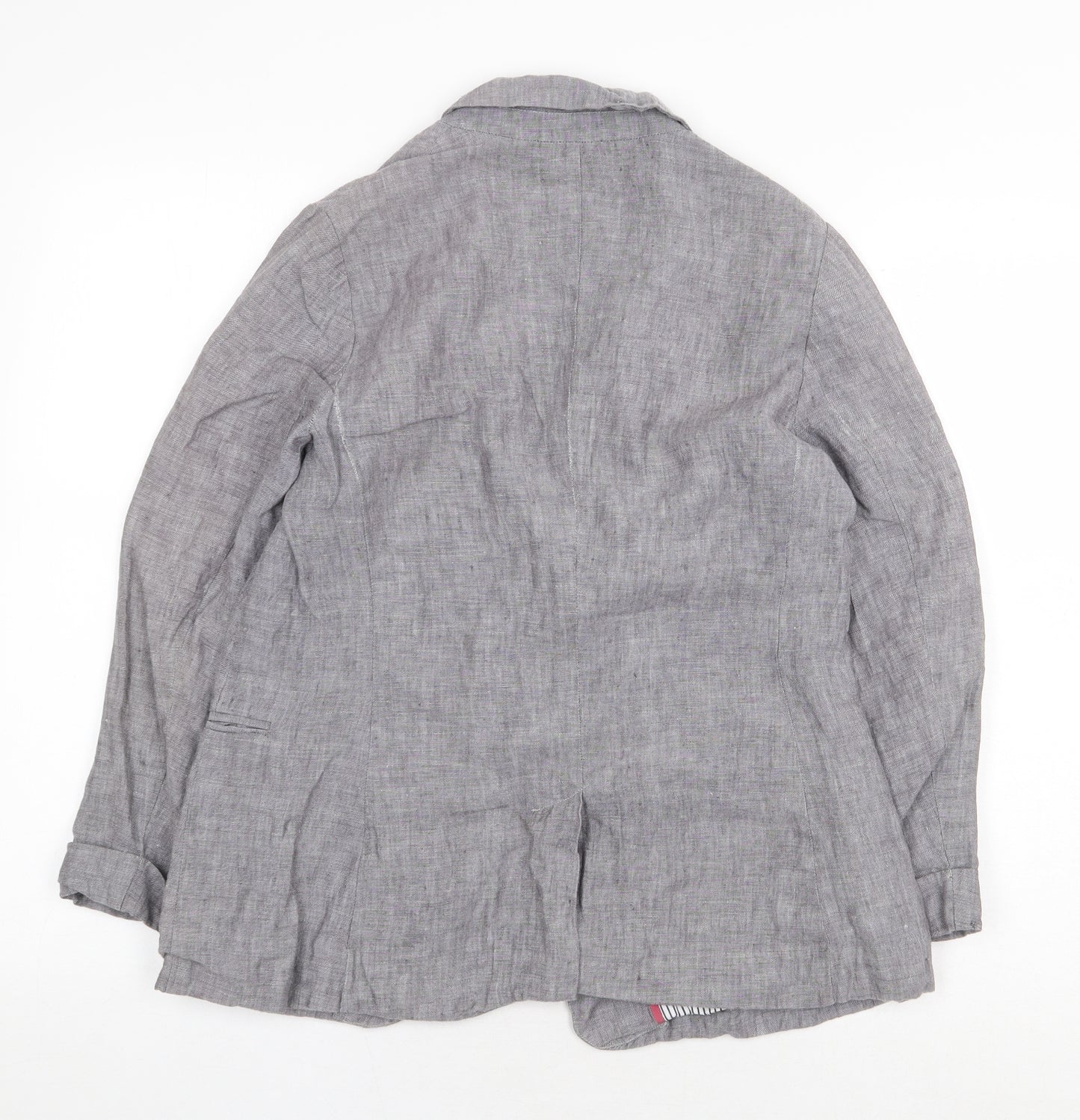 White Stuff Womens Grey Jacket Blazer Size 10
