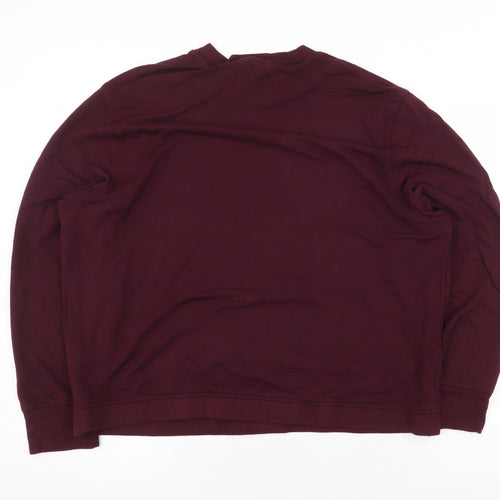 F&F Womens Red Viscose Pullover Sweatshirt Size 18 Pullover