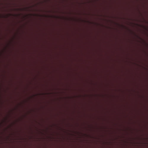 F&F Womens Red Viscose Pullover Sweatshirt Size 18 Pullover