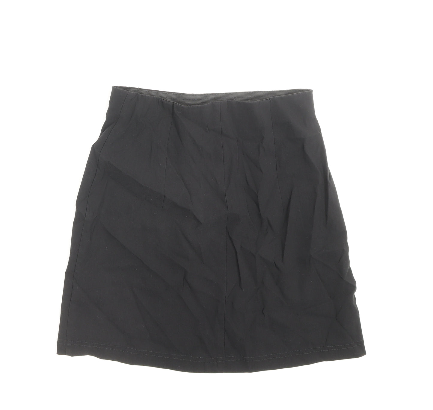 Topshop Womens Black Viscose Straight & Pencil Skirt Size 6