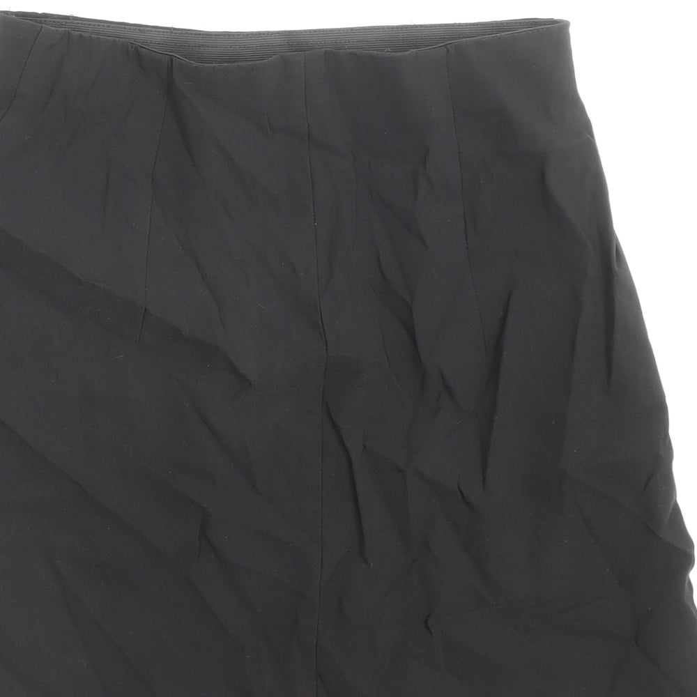 Topshop Womens Black Viscose Straight & Pencil Skirt Size 6
