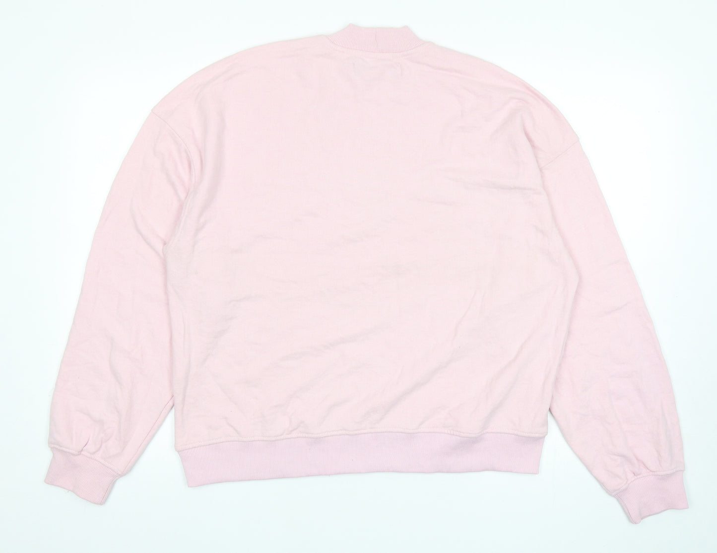 Preworn Womens Pink Polyester Pullover Sweatshirt Size S Pullover - No Worries