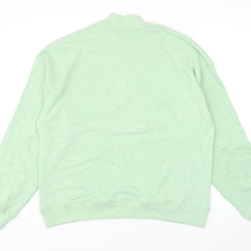 Preworn Womens Green Polyester Pullover Sweatshirt Size S Pullover - Out Of Time