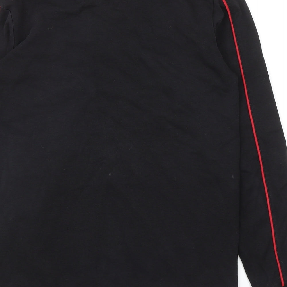 Pre London Mens Black Cotton Pullover Sweatshirt Size XS