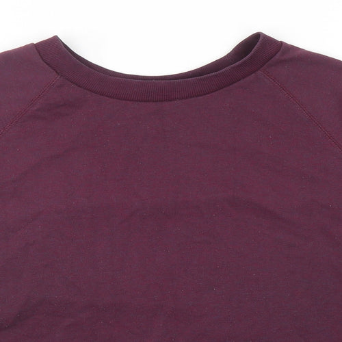 Divided by H&M Womens Purple Polyester Pullover Sweatshirt Size L Pullover