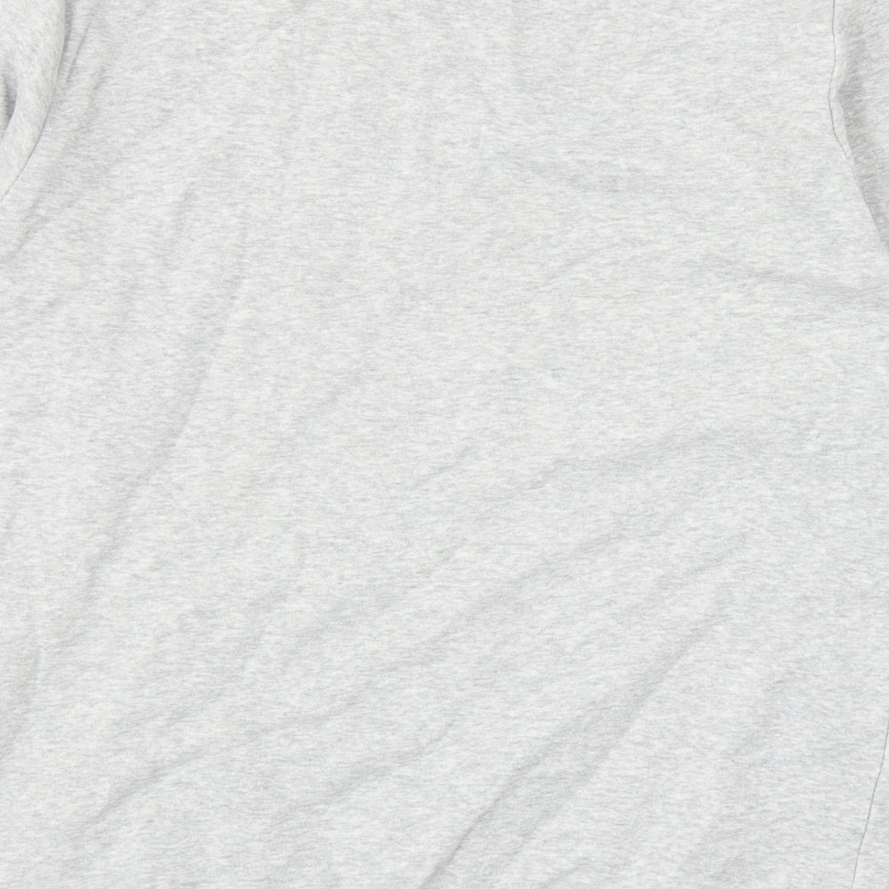 F&F Mens Grey Cotton Pullover Sweatshirt Size M