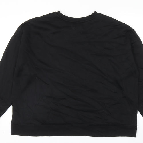 Papaya Womens Blue Cotton Pullover Sweatshirt Size XL Pullover