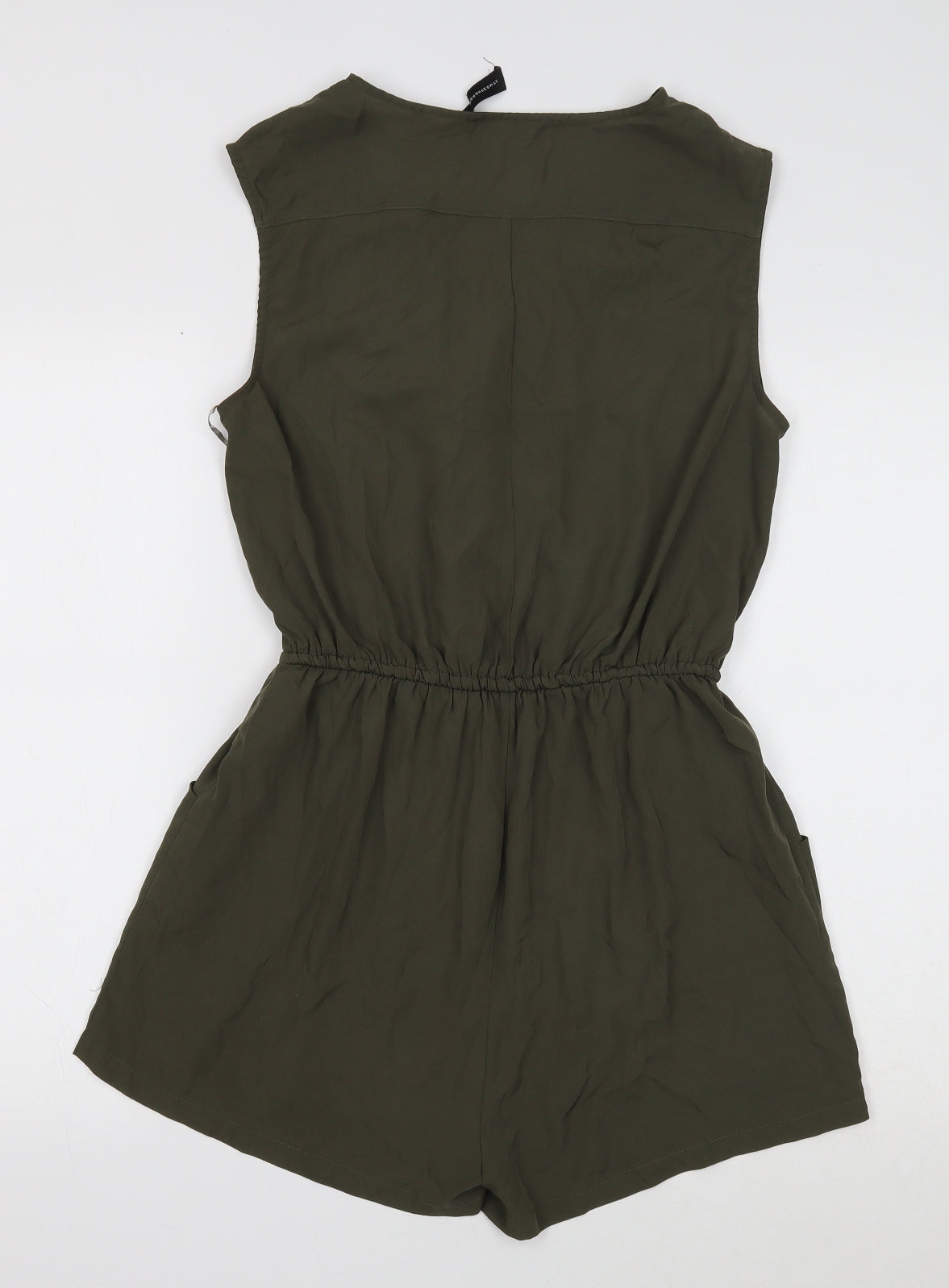 Atmosphere Womens Green Polyester Playsuit One-Piece Size 14 Zip