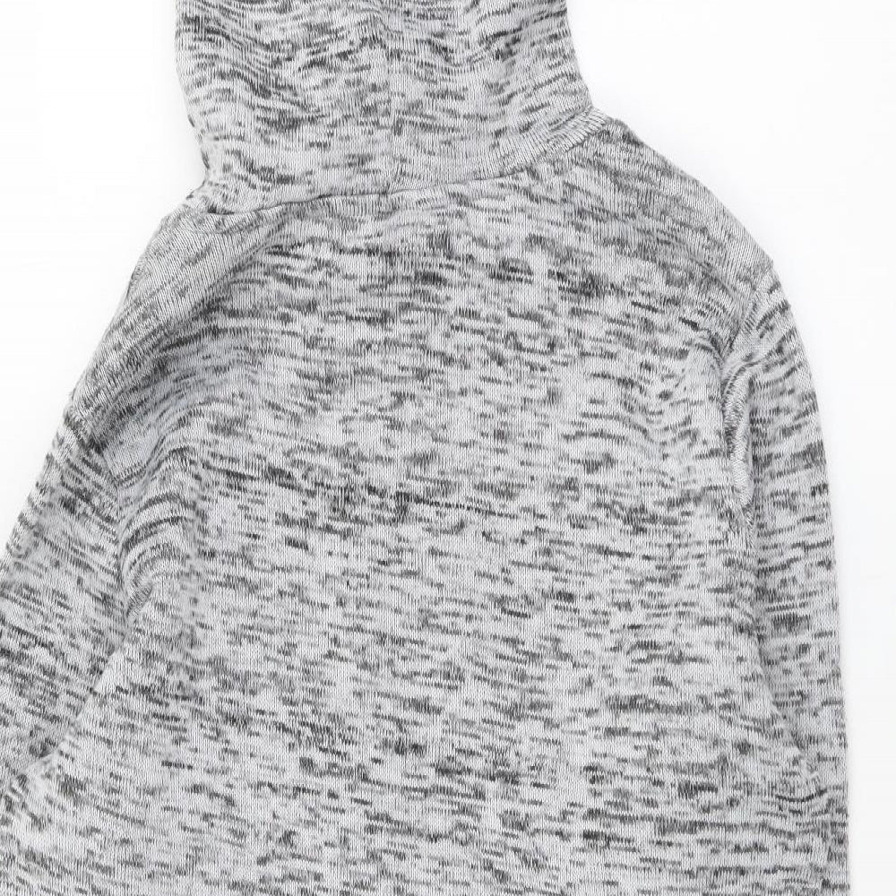 Mikk Athletics Womens Grey Polyester Pullover Hoodie Size L Pullover - London