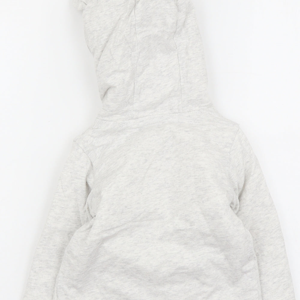 NEXT Girls Grey Jacket Coat Size 9-12 Months Tie