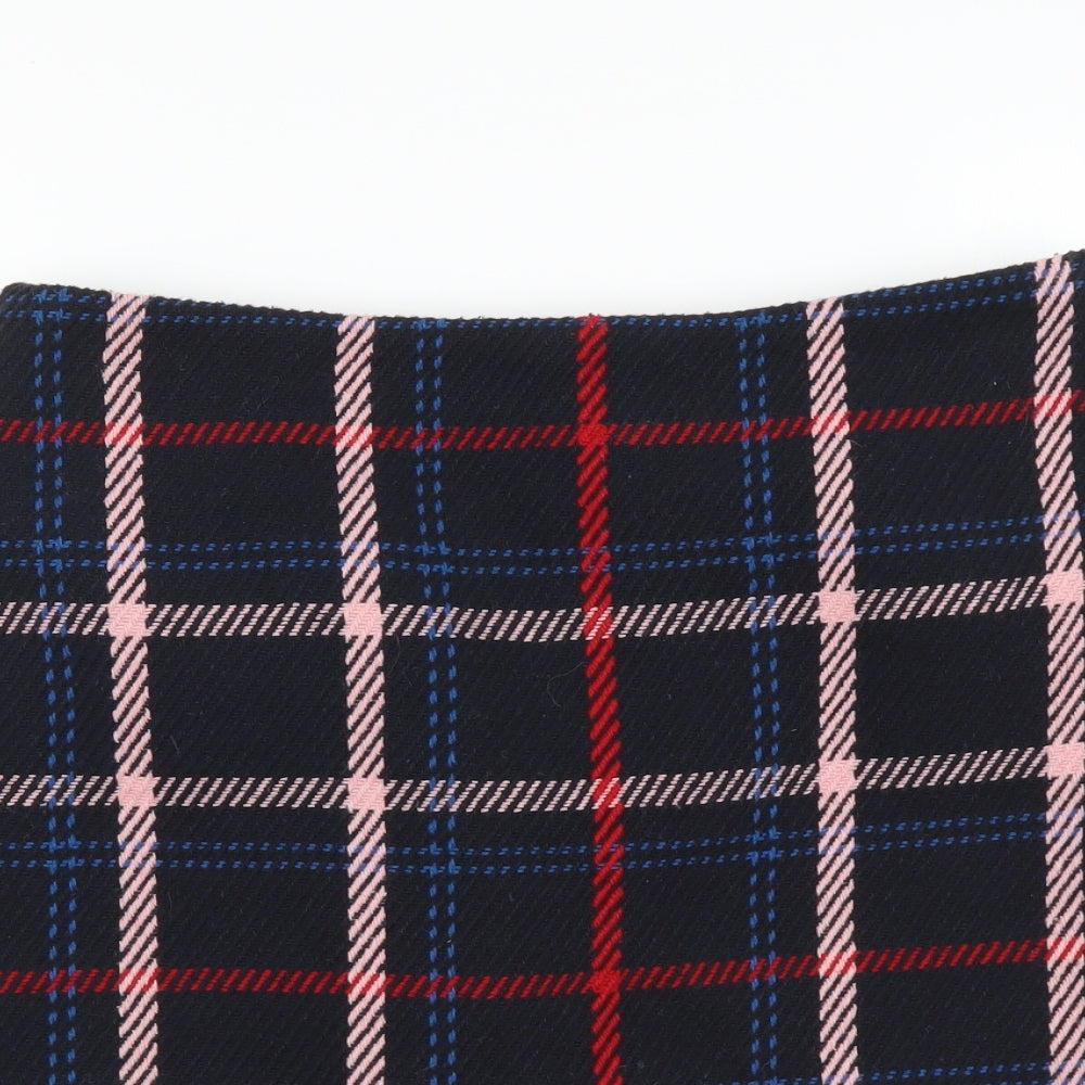 F&F Womens Multicoloured Geometric Polyester Bandage Skirt Size 10 Zip