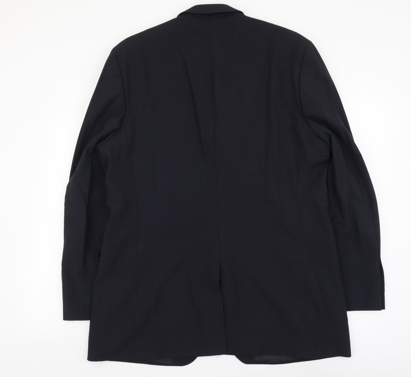 Urban Resistance Mens Blue Wool Jacket Blazer Size L