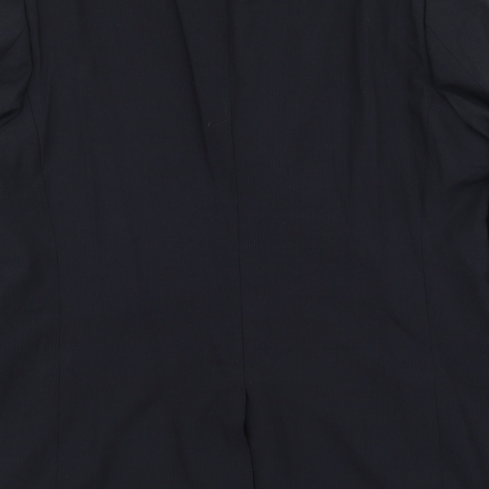 Urban Resistance Mens Blue Wool Jacket Blazer Size L