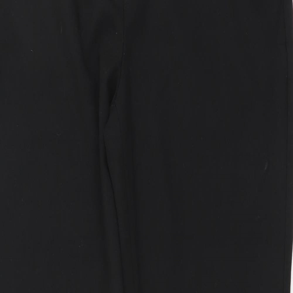 NEXT Womens Black Polyester Dress Pants Trousers Size 8 L28 in Regular