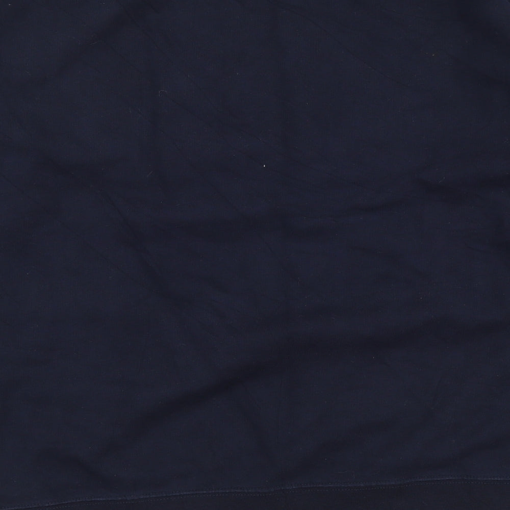 French Disorder Mens Blue Cotton Pullover Sweatshirt Size L - Superski