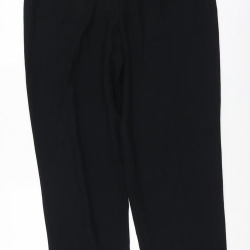 Principles Womens Black Polyester Dress Pants Trousers Size 14 L27 in Regular Zip