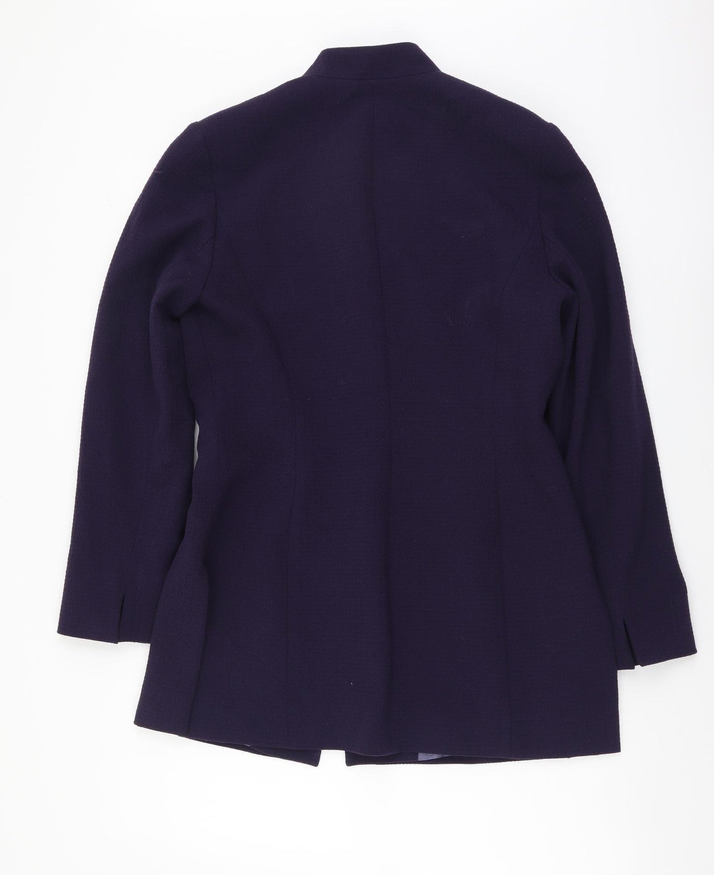 Country Casuals Womens Purple Overcoat Jacket Size 10 Button